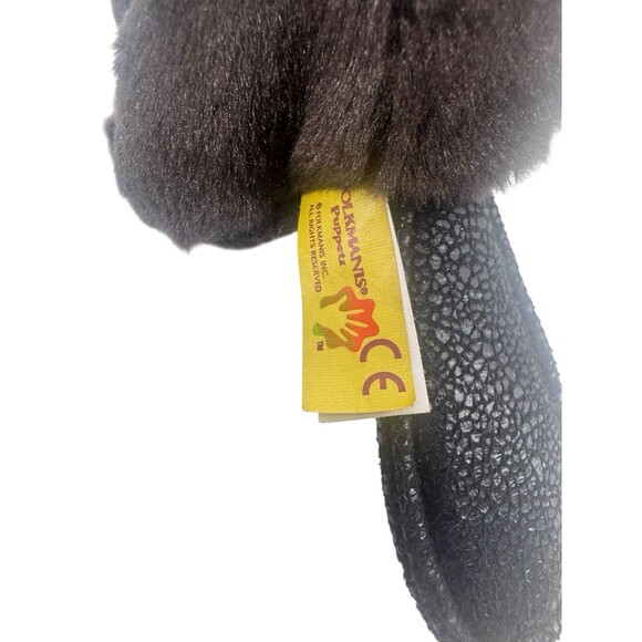 Folkmanis Mini Beaver Finger Puppet Brown Plush Stuffed Animal 2561 7" Preowned - Picture 9 of 13